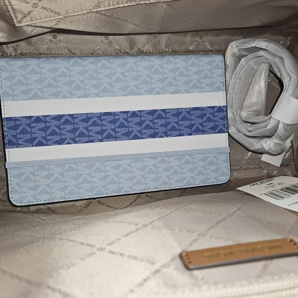 Michael Kors Blue Logo Tote Bag